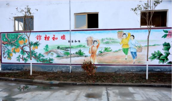  隆昌乡镇文化墙 乡风文明焕发新活力