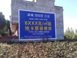  隆昌墙体广告的好处